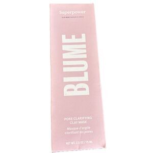 Superpower BLUME Pore Clarifying Clay Mask 2.5 oz 75 ml Full Size New in Box